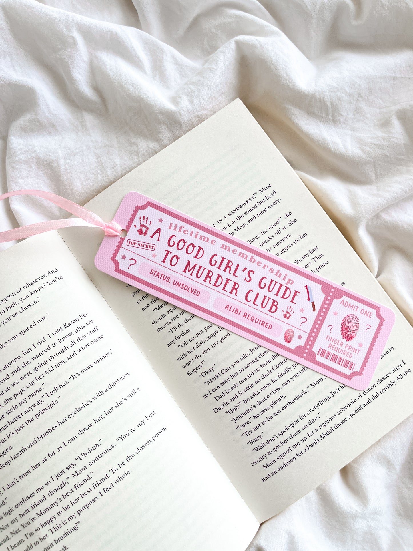 A Good Girl’s Guide To Murder Club | Mystery Book Club Bookmark