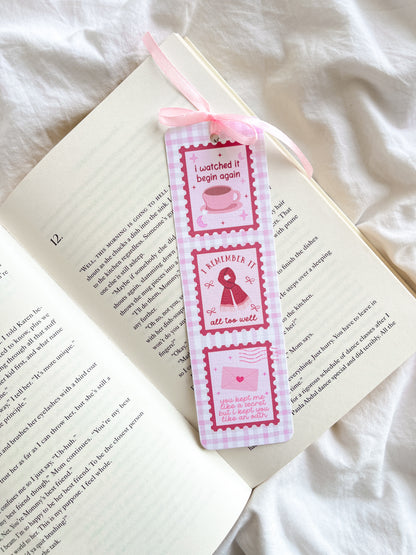 Red Bookmark | All Too Well