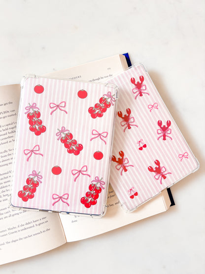 Coquette Lobster Kindle Insert | Cute E-Reader Insert
