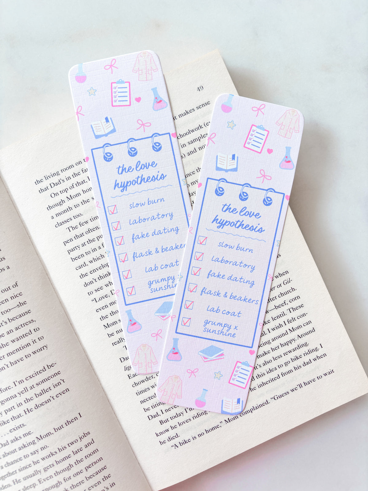 Love Hypothesis Checklist Bookmark