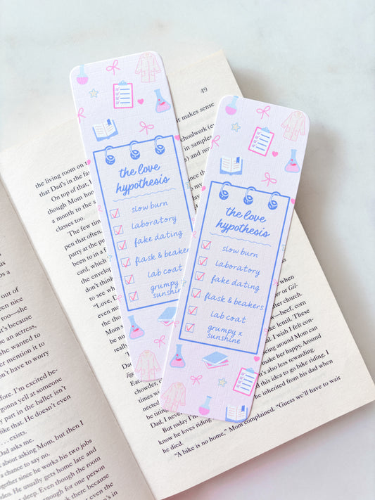 Love Hypothesis Checklist Bookmark