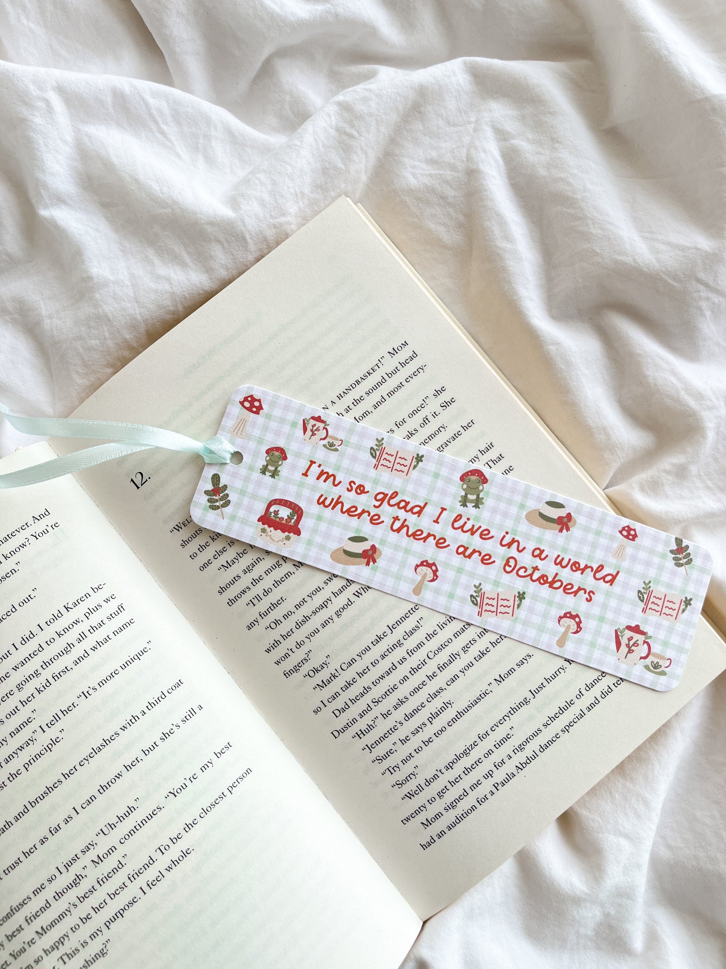 Anne of Green Gables October Quote Bookmark | Cosy Fall Bookmark