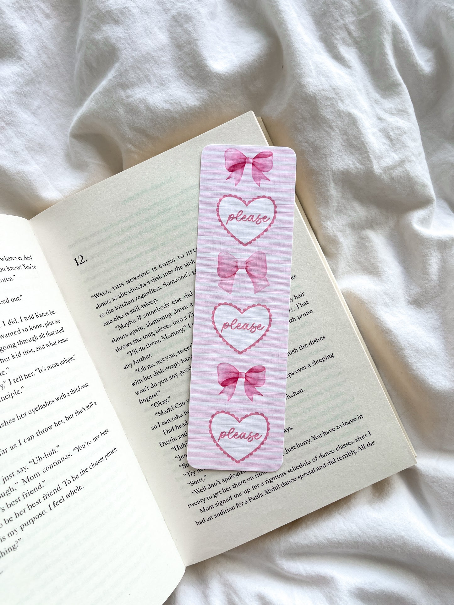 Please Please Please Bookmark | Sabrina Espresso Bookmark