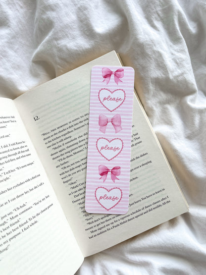 Please Please Please Bookmark | Espresso Bookmark