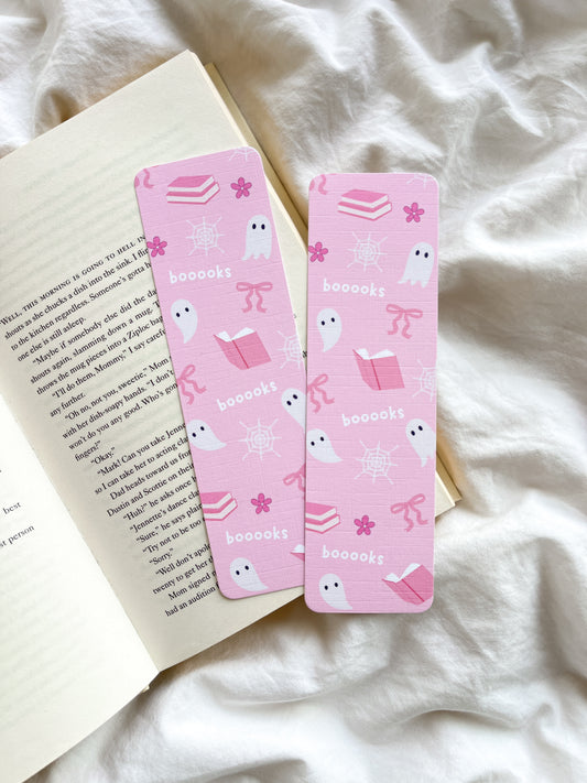 Coquette Ghost Bookmark | Cute Halloween Bookmark | Read More Books