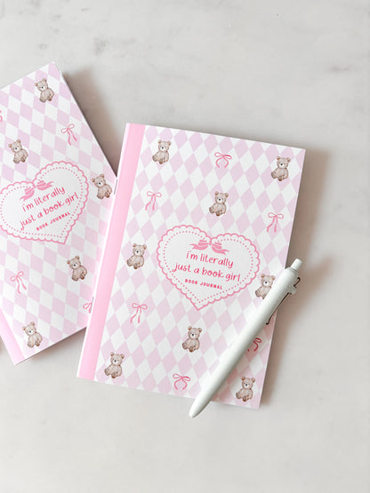 I'm Literally Just A Book Girl Journal | A5 Book Review Notebook