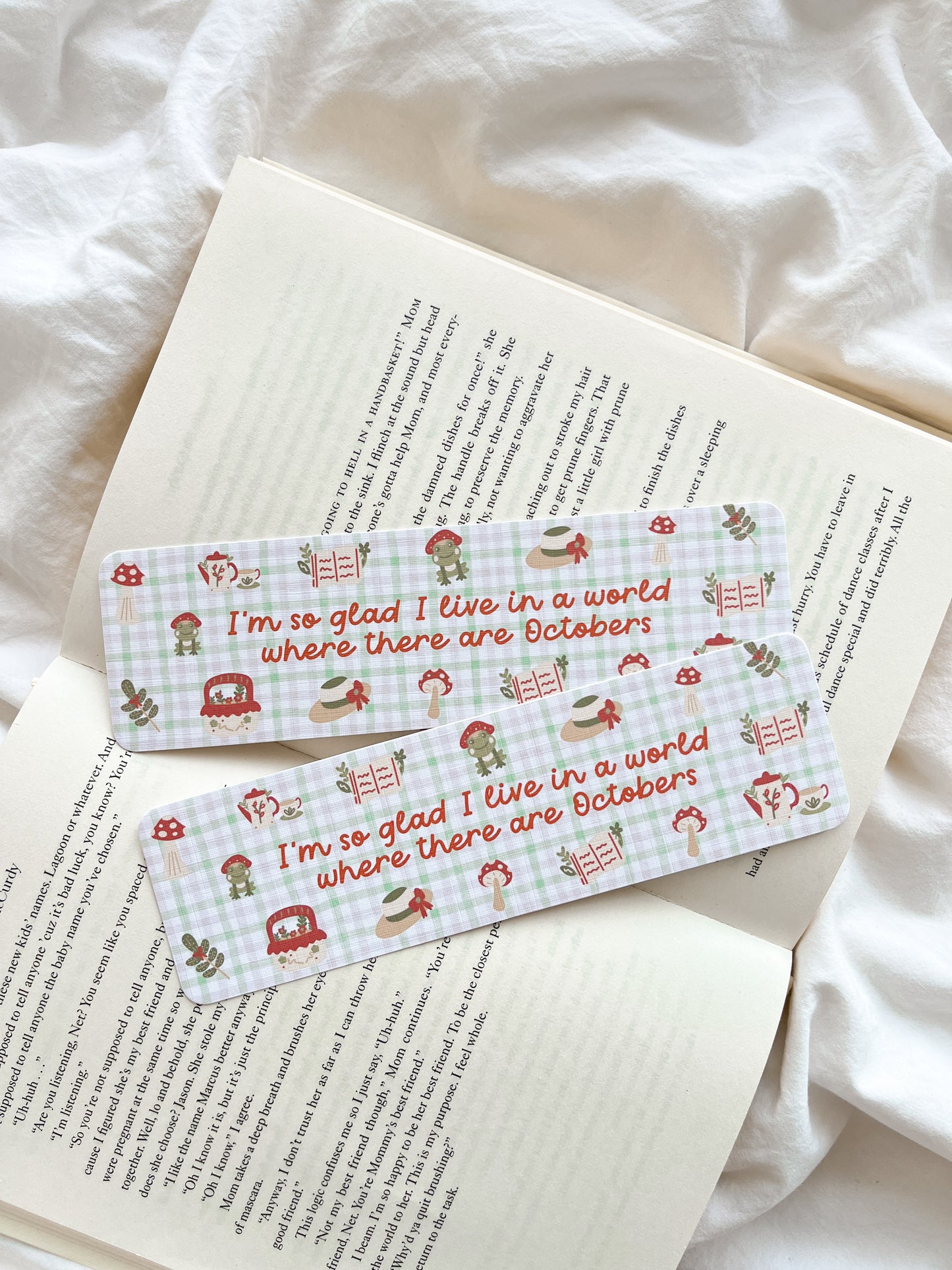 Anne of Green Gables October Quote Bookmark | Cosy Fall Bookmark