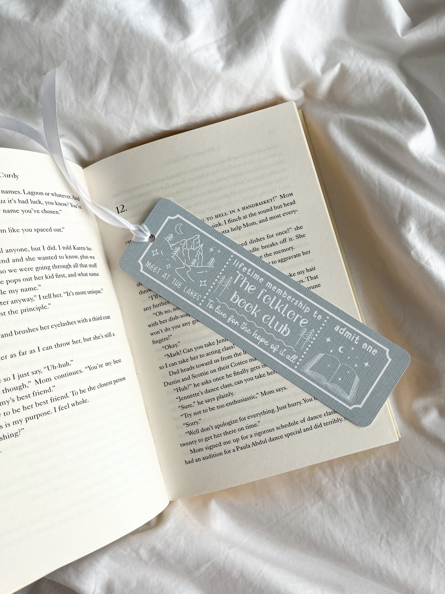 Folklore Book Club Bookmark | Tswift Bookmark