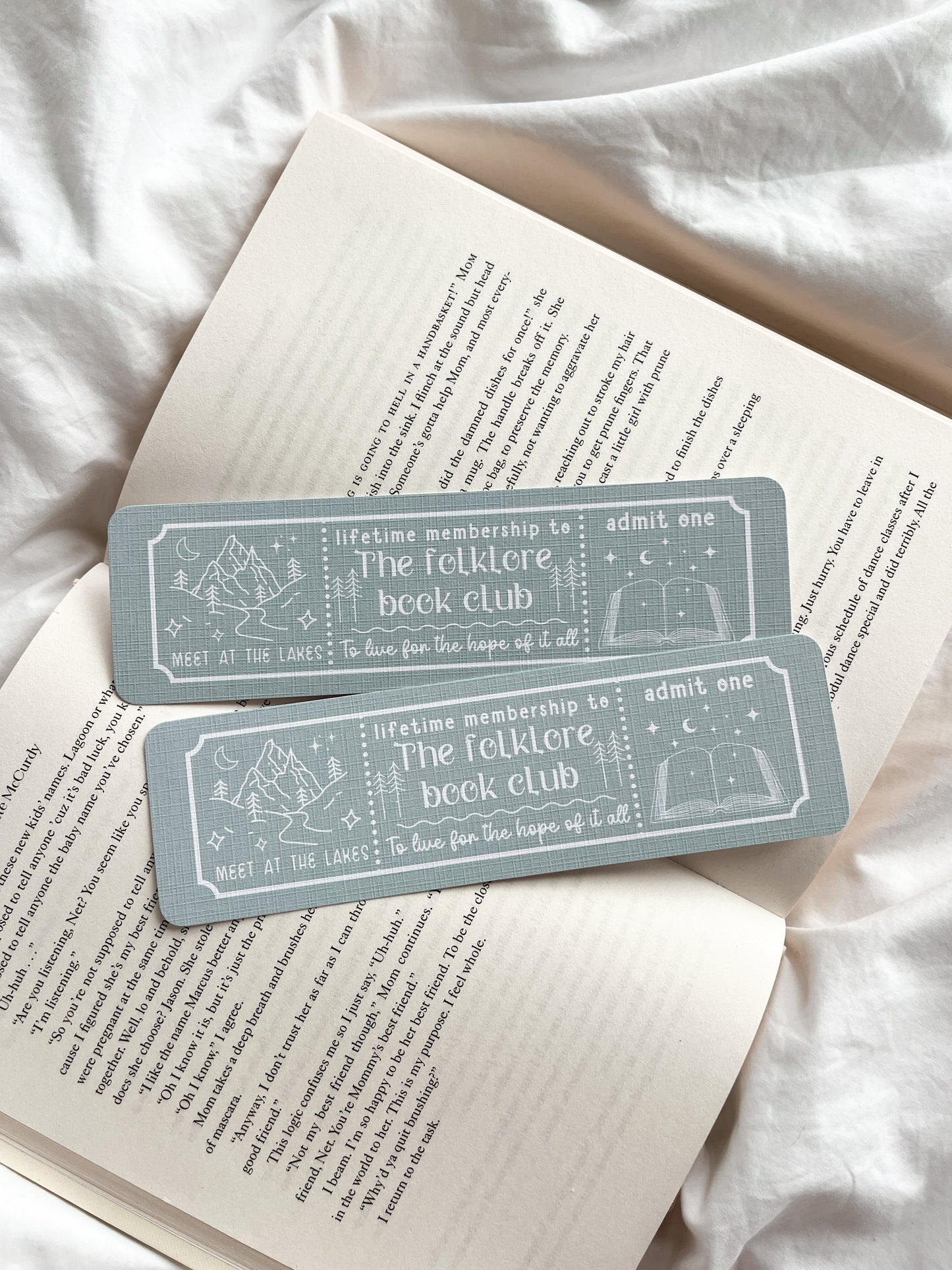 Folklore Book Club Bookmark | Tswift Bookmark