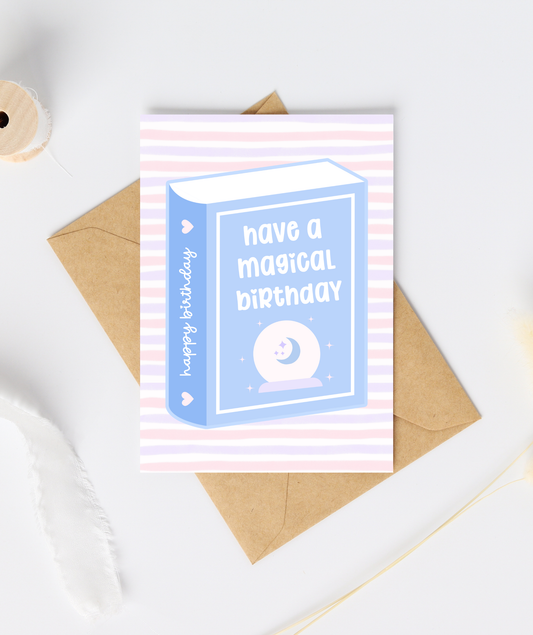 Have A Magical Birthday Book Card