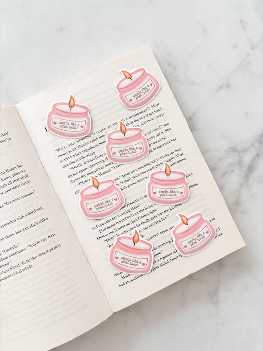 Smells Like A Plot Twist Candle Sticker