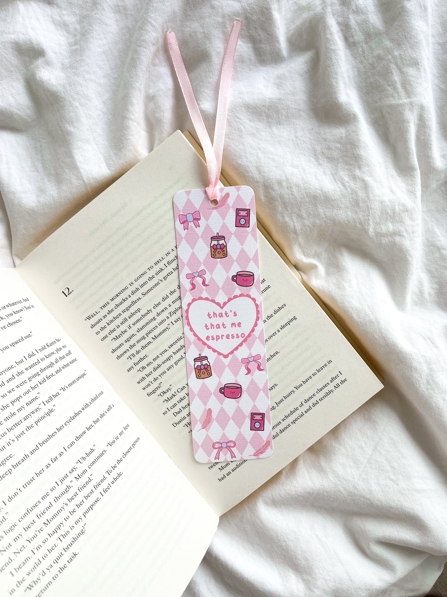 Please Please Please Bookmark | Sabrina Espresso Bookmark