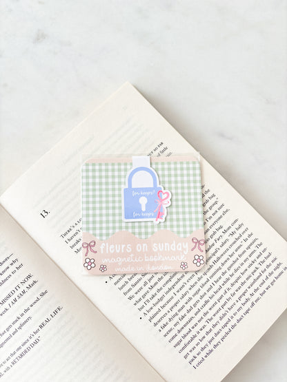 For Keeps Locket Boys Of Tommen Magnetic Bookmark