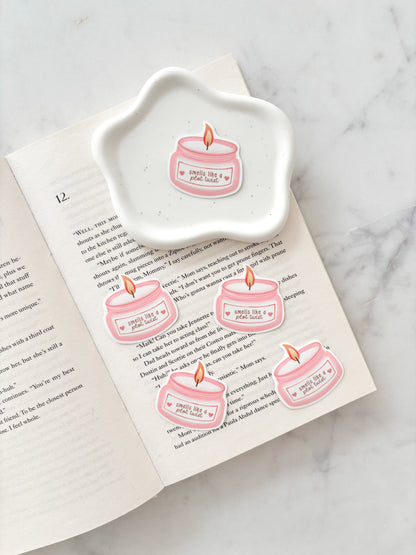 Smells Like A Plot Twist Candle Sticker
