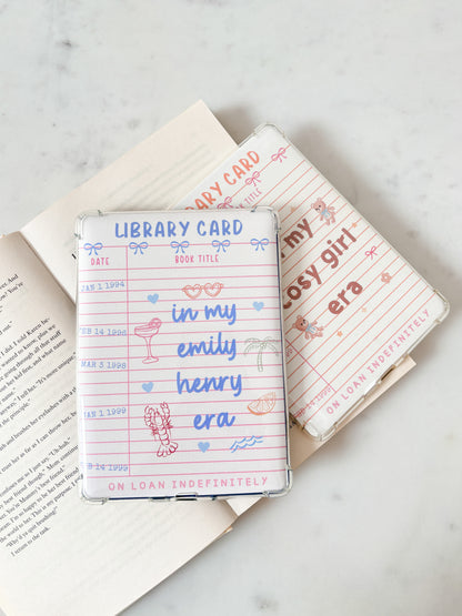 Emily Henry Era Kindle Insert | Library Card