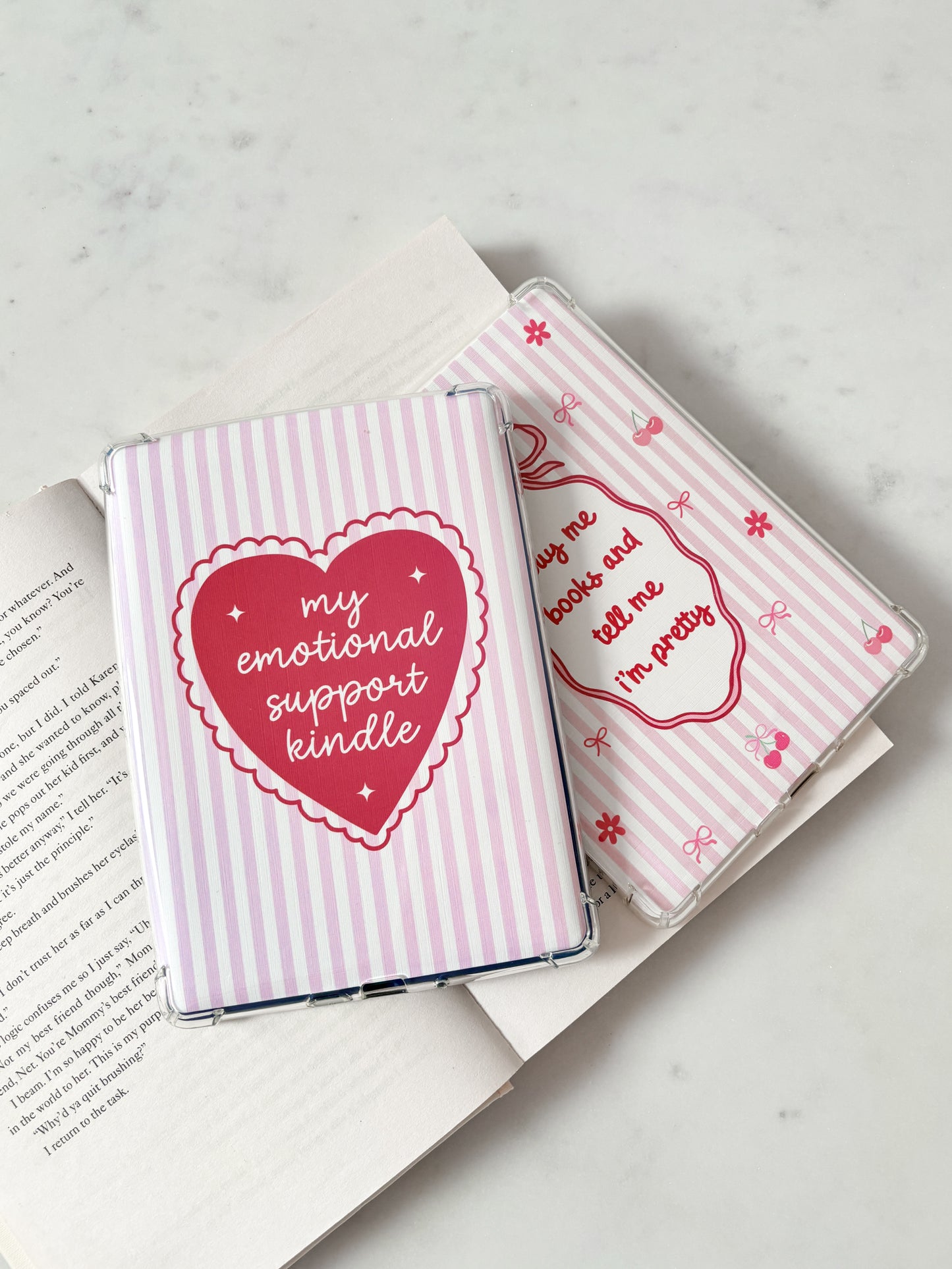 My Emotional Support Kindle Insert Case