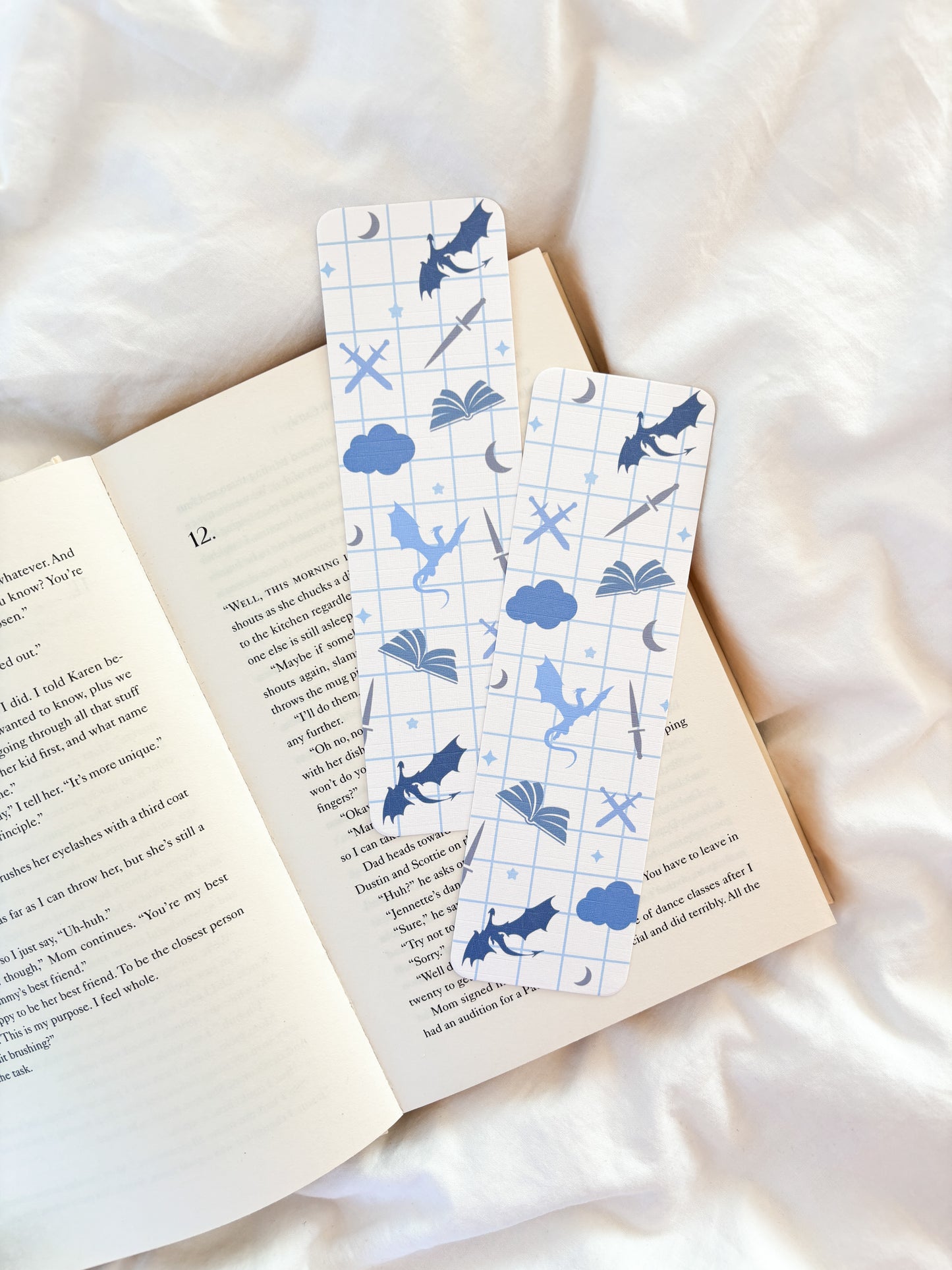 Dragons and Swords Bookmark | Fantasy Bookmark