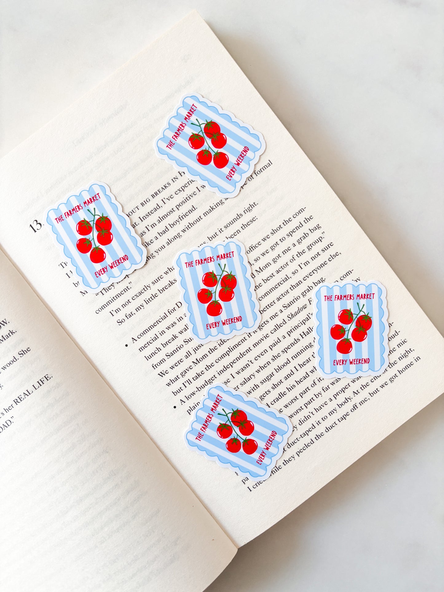 Farmers Market Tomatoes Sticker