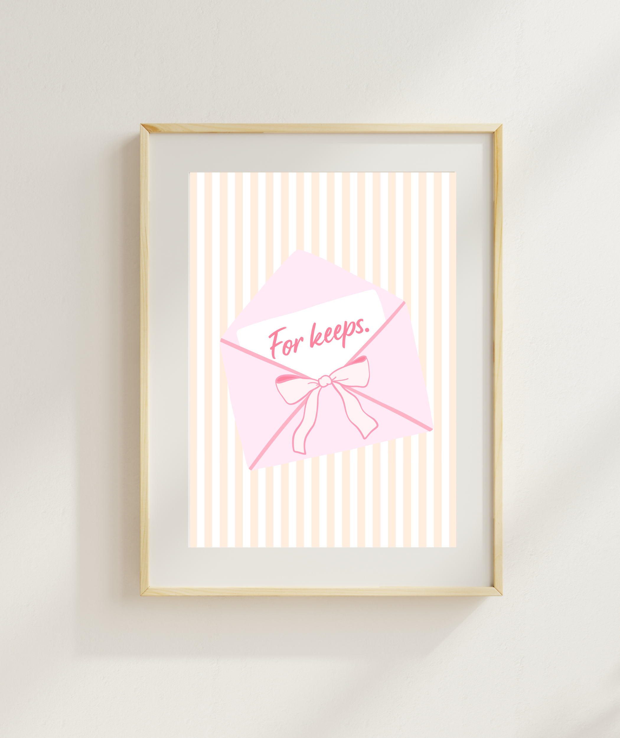For Keeps Art Print | Tommen College Poster – Fleurs On Sunday
