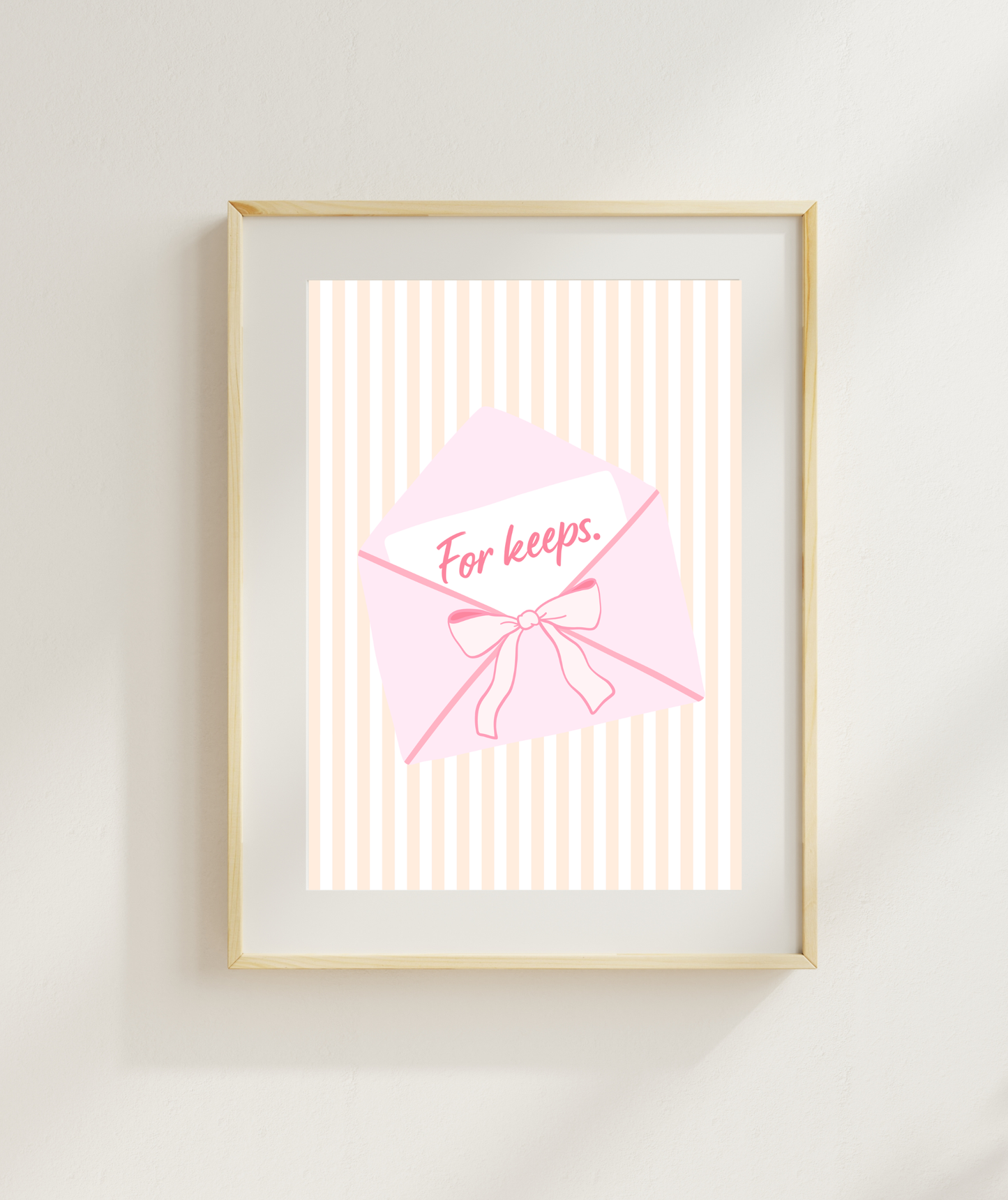 For Keeps Art Print | Tommen College Poster