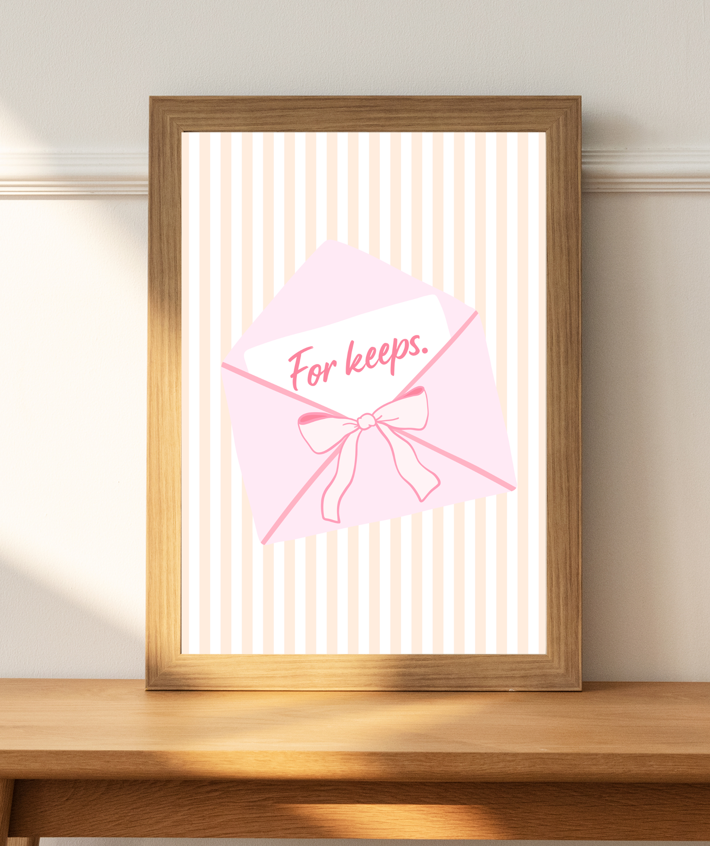 For Keeps Art Print | Tommen College Poster