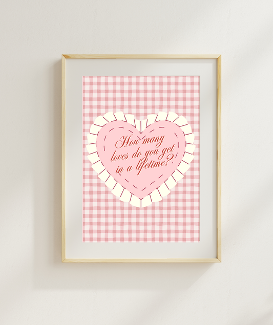 How Many Loves Quote Art Print | Magnolia Parks Print