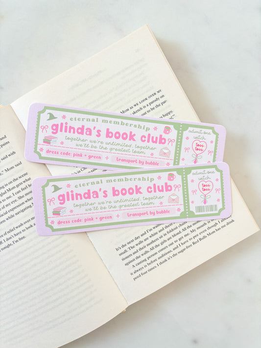 Glinda's Book Club Bookmark