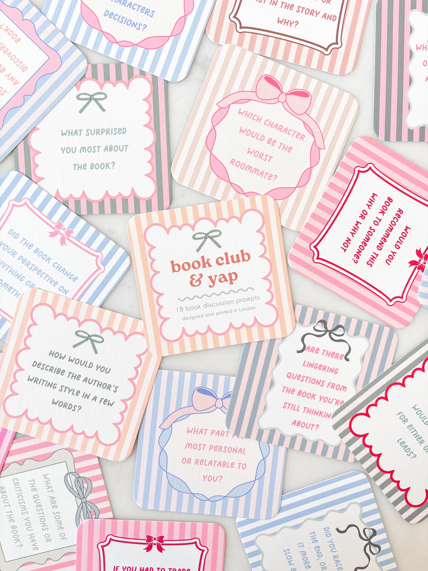 Book Club & Yap | Book Club Discussion Cards