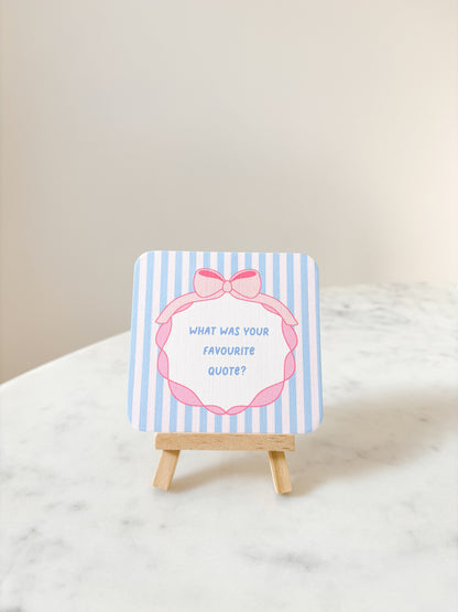 Book Club & Yap | Book Club Discussion Cards