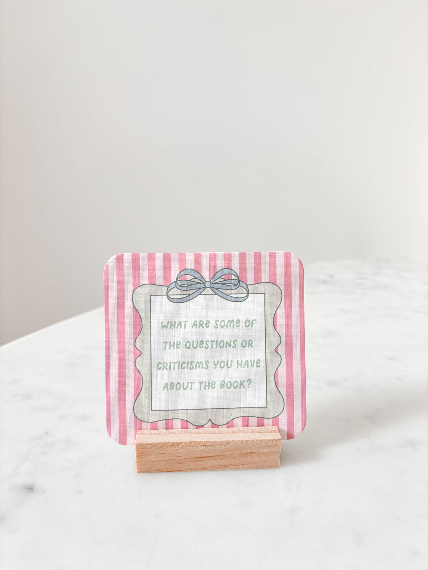 Book Club & Yap | Book Club Discussion Cards