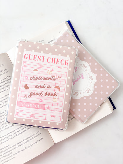 My Little Library Brown Polka Dots Kindle Insert | Cute E-Reader Insert