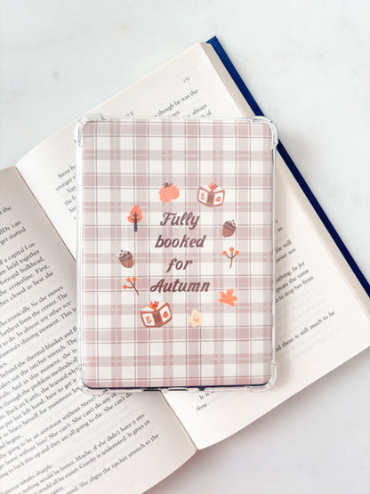 Fully Booked For Autumn Brown Kindle Insert | Cute Kindle Insert