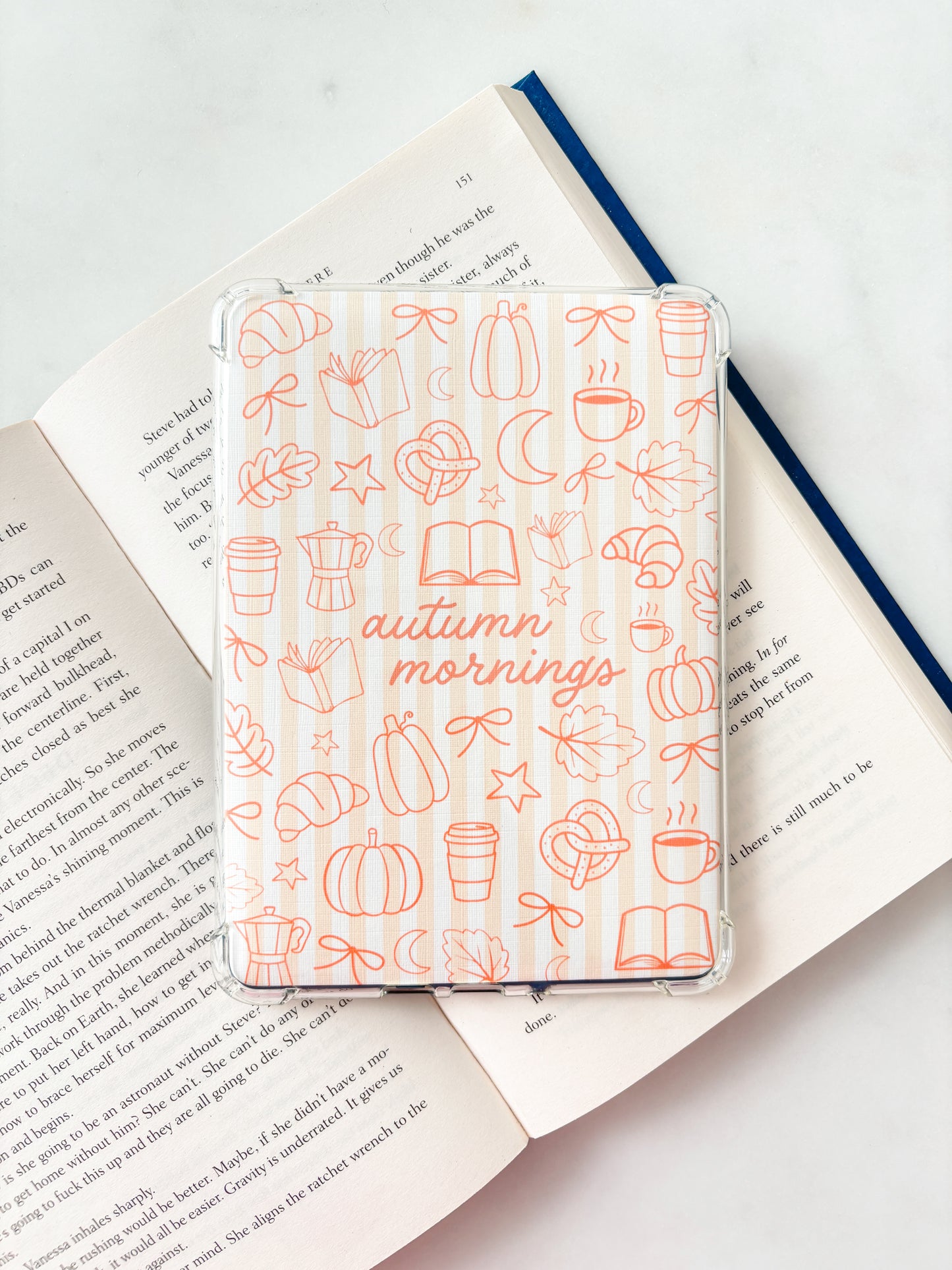 Autumn Mornings Kindle Insert | Cute Kindle Insert