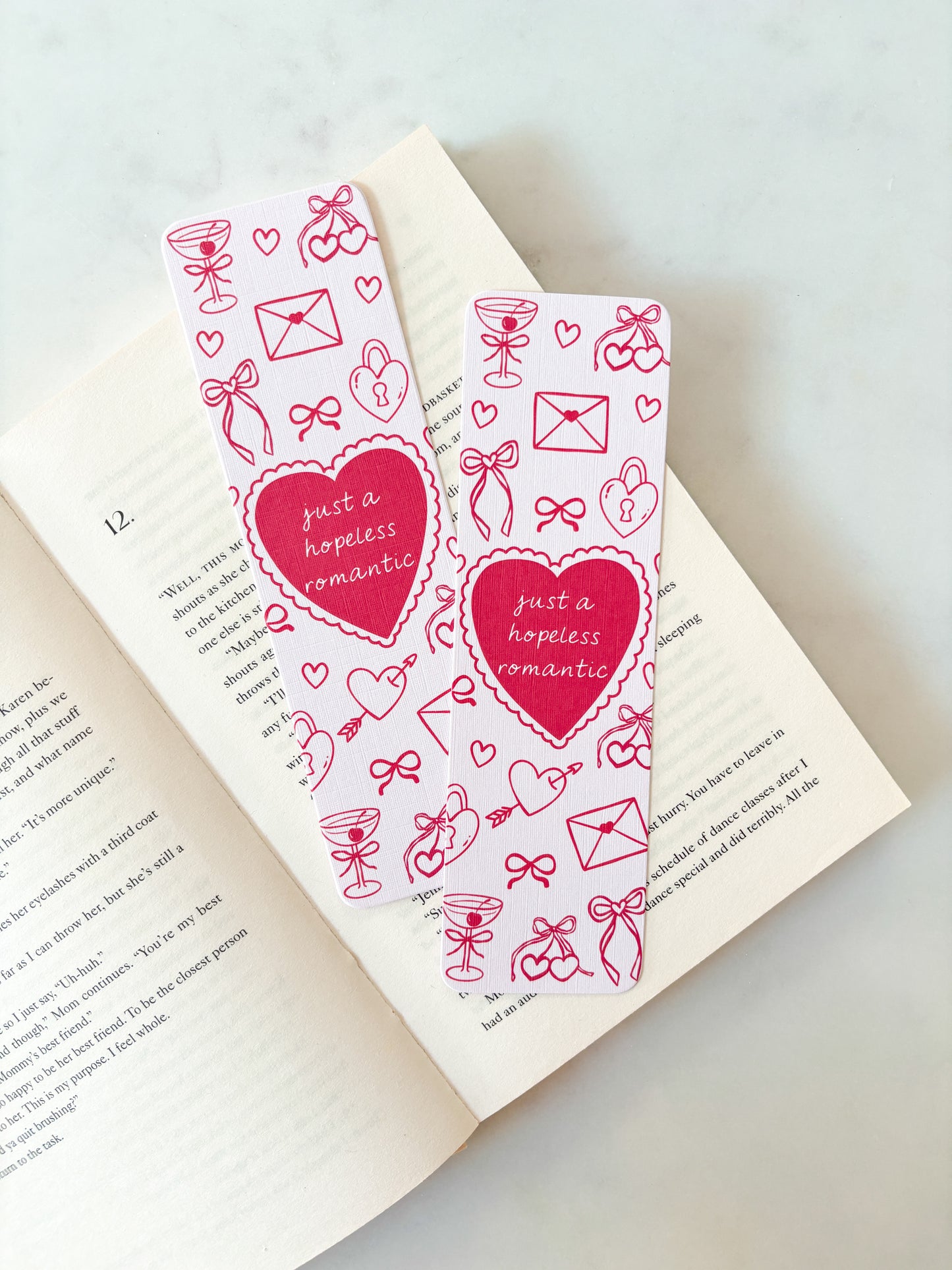 Just A Hopeless Romantic Bookmark