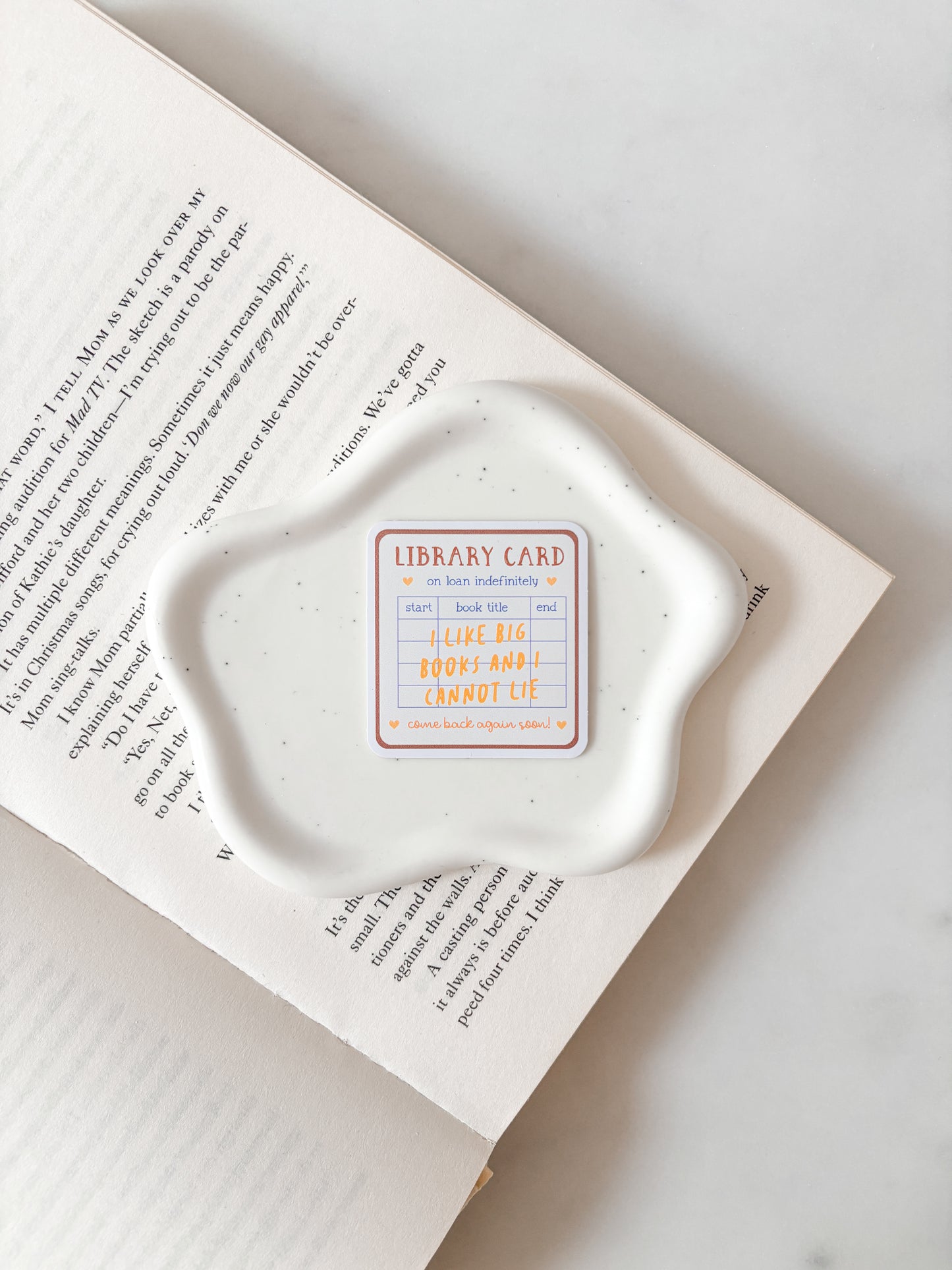 I Like Big Books And I Cannot Lie Library Card Sticker