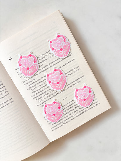 Book Lover Vintage Cake Sticker