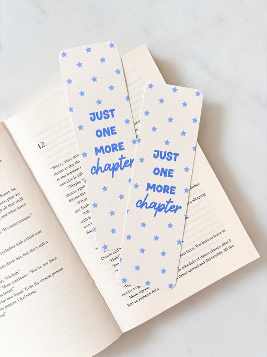 Just One More Chapter Stars Bookmark