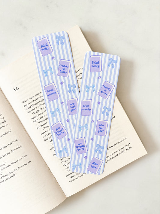 Romantasy Book Tropes Novel Bookmark