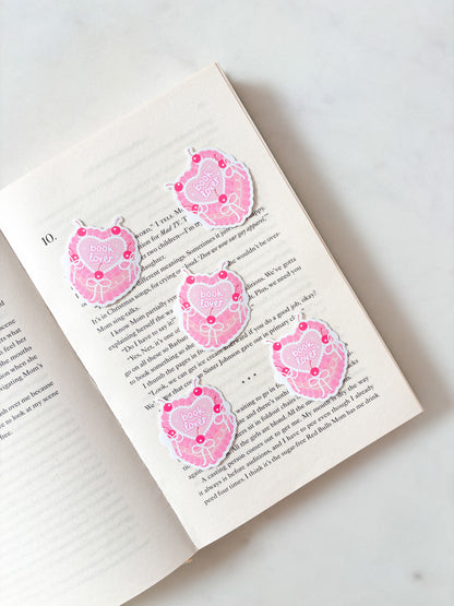 Book Lover Vintage Cake Sticker