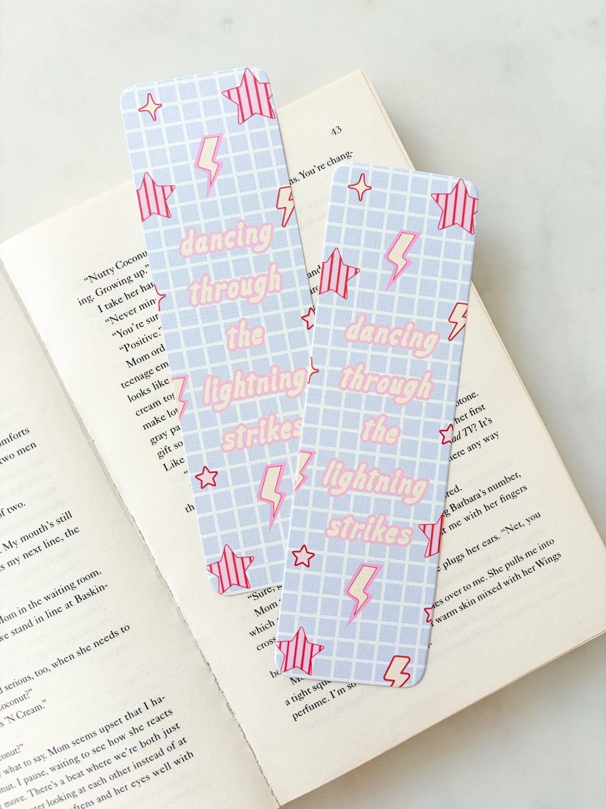 Dancing Through The Lightning Strikes Stars Bookmark