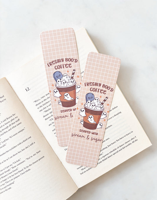 Freshly Brewed Coffee Ghost Bookmark