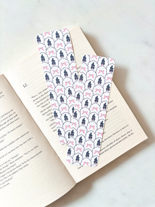 Coquette Bows Haunted House Bookmark