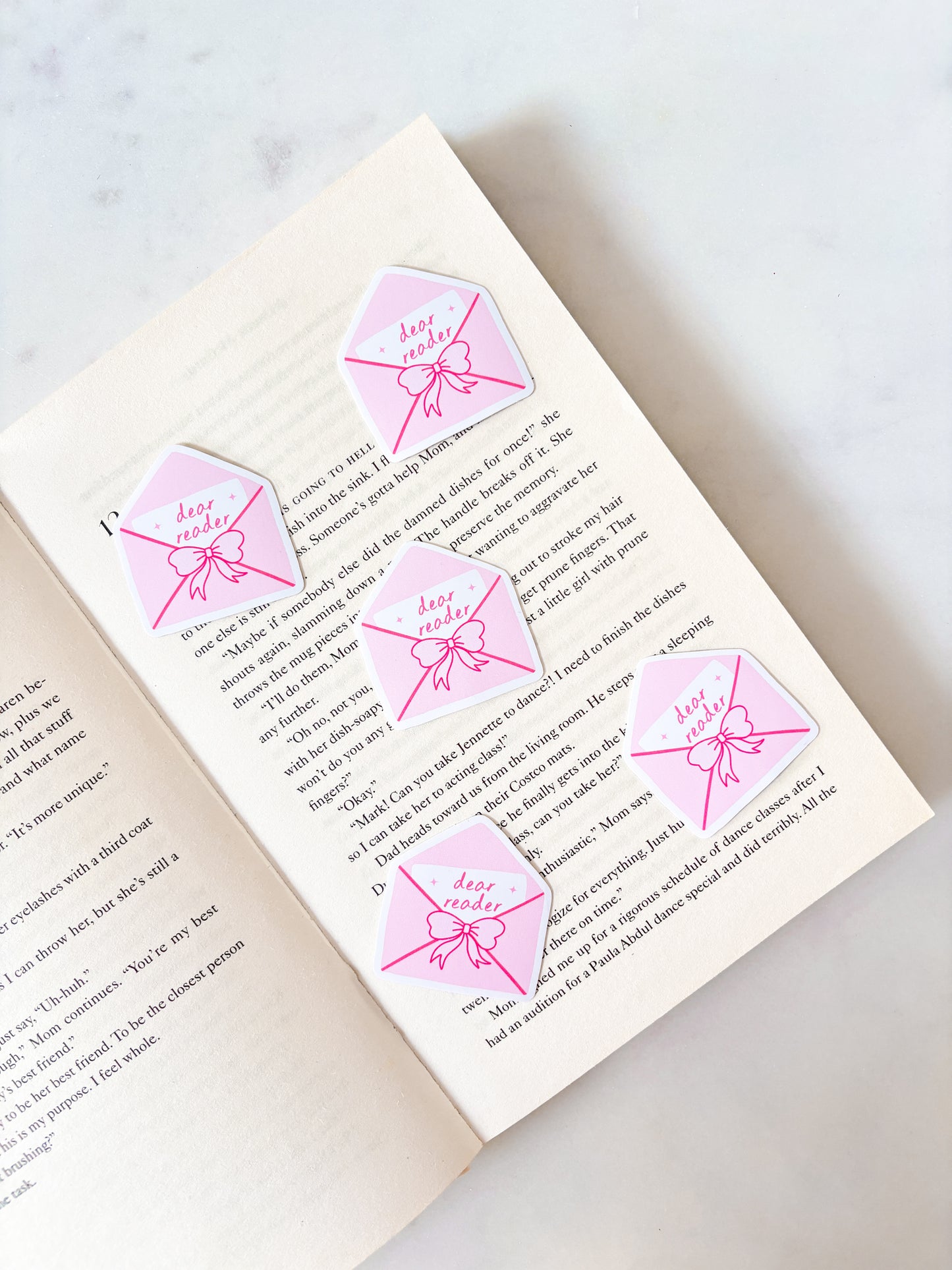 Dear Reader Love Letter Sticker