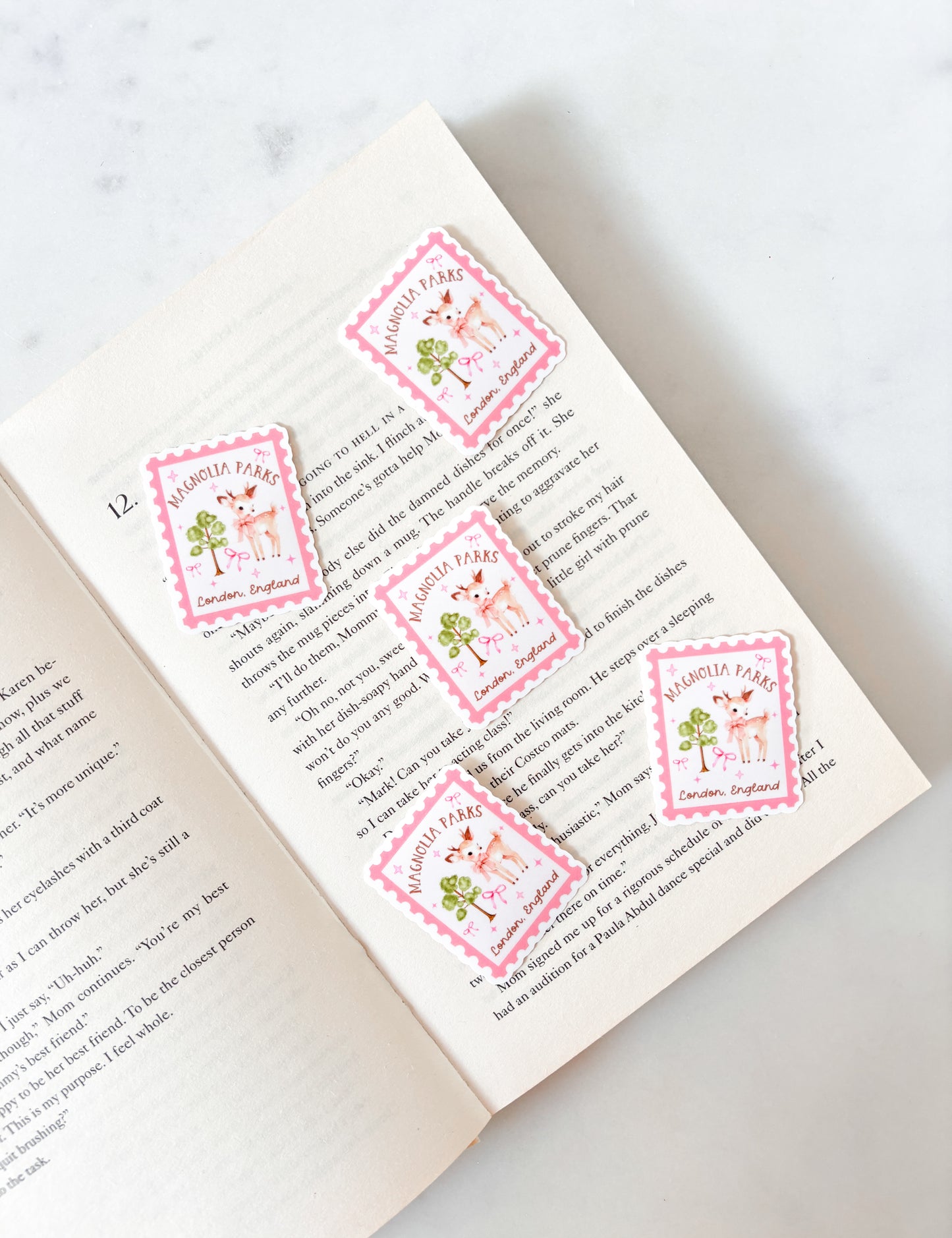 Magnolia Parks Deer Stamp Sticker