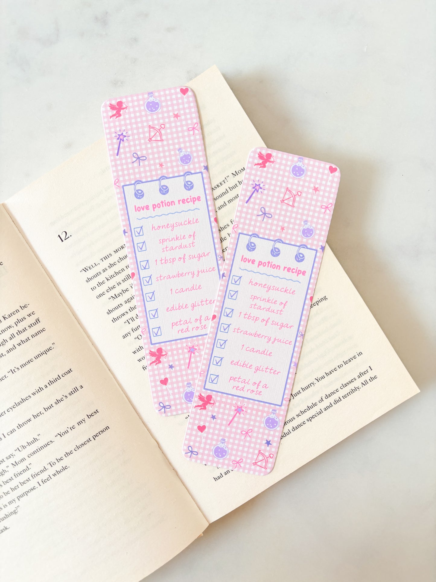 Love Potion Recipe Bookmark