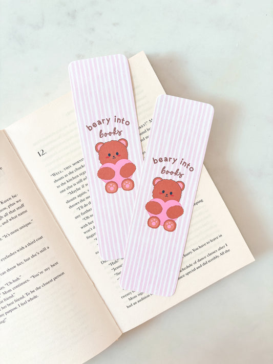 Beary Into Books Teddy Bookmark