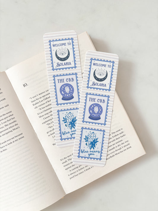 Zodiac Stamps Bookmark