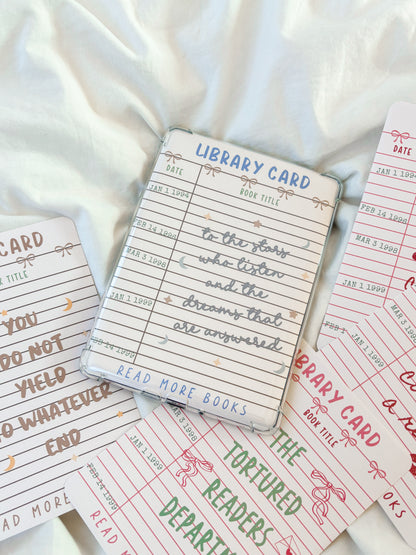 ACOTAR Stars Quote Library Card Kindle Insert