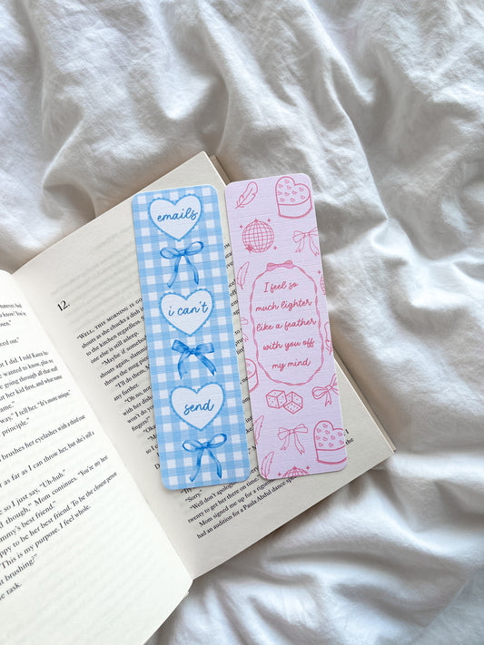 Emails I Can't Send Bookmark | Sabrina Carpenter Bookmark