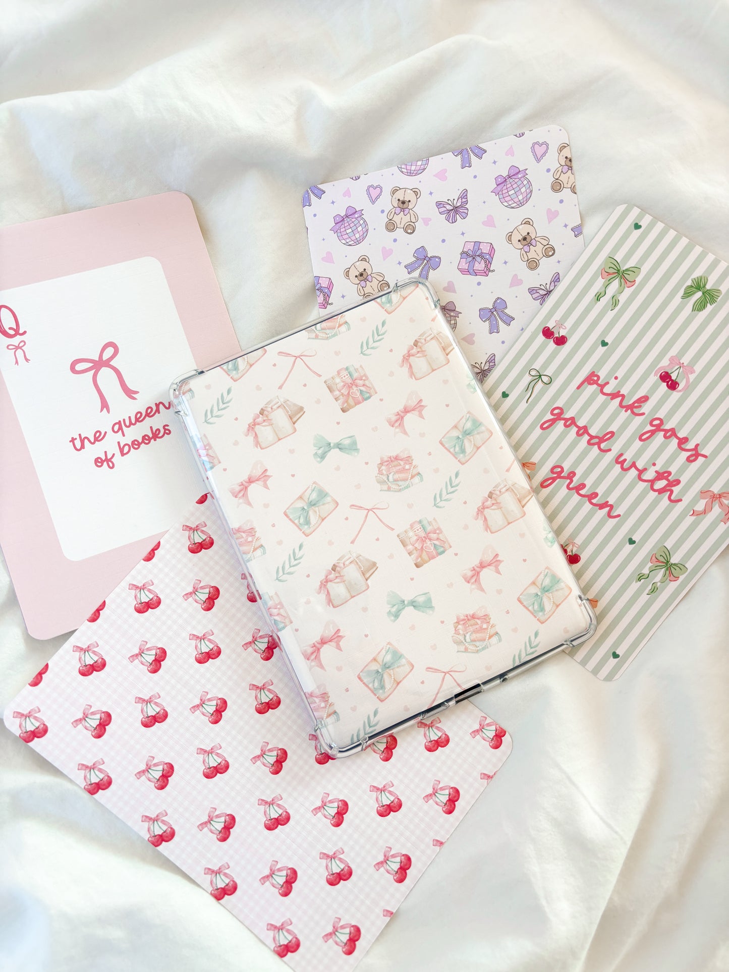 Pastel Book Coquette Kindle Insert